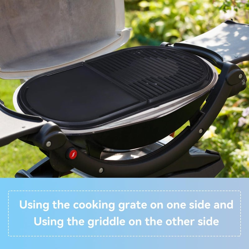 FORYEYC 13 x 12.4" Cast Iron Griddle for Coleman Roadtrip 285, 225 table top Grill Replacement Parts, Cooktop LX LXE LXX, Griddle part for Coleman X-cursion Grill Plate - Image 4